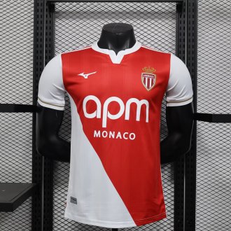 Monaco Home Player 1:1 Quality Soccer Jersey 25/26
