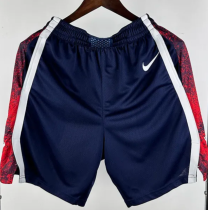 Team USA Sapphire Blue1:1 Quality NBA Shorts Pants 24/25