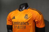Real Madrid  Away  Yellow  Player 1:1 Quality Soccer Jersey 24/25