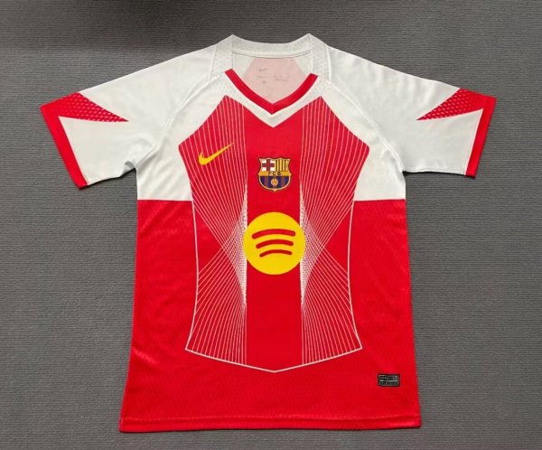 Barcelona Pre match outfit Red  Fans 1:1 Quality Soccer Jersey 25/26
