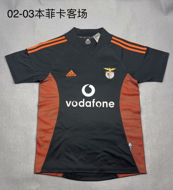 SL Benfica Away Fans Retro 1:1 Quality Soccer Jersey 2002/2003