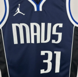 2025 Mavericks THOMPSON #31 Sapphire Blue1:1 Quality NBA Jersey