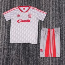1989/1991 Liverpool Away Kids Retro 1:1  Quality Soccer Jersey