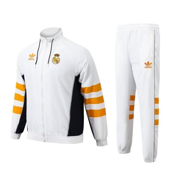 Real Madrid White Jacket Tracksuit 1:1 Quality 24/25