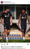 Barcelona Training Clothes Black PLayer 1:1 Quality Soccer Jersey 24/25