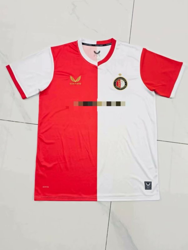 Feyenoord Rotterdam Home  Fans 1:1 Quality Soccer Jersey 25/26