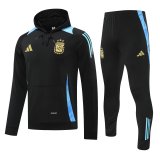 24/25 Argentina Hooded long sleeved Black 1:1 Training suit