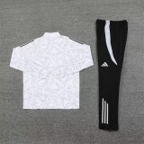 Real Madrid Printed White 1:1 Quality Training Jersey 24/25