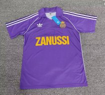 Real Madrid  Away  Fans Retro Purple 1:1 Quality Soccer Jersey 1984/1985