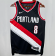 Trail Blazerst AVDIJA #8 Black 1:1 Quality NBA Jersey 2023