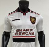 Manchester United Away Player 1:1 Quality Retro Soccer Jersey 1998/1999
