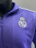 Real Madrid Purple Jacket Tracksuit Retro Player 1:1 Quality 25/26