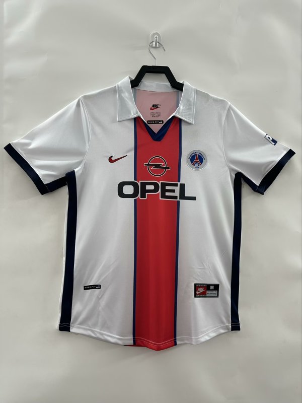PSG  Paris  Away Retro1:1 Quality Soccer Jersey 1998/1999