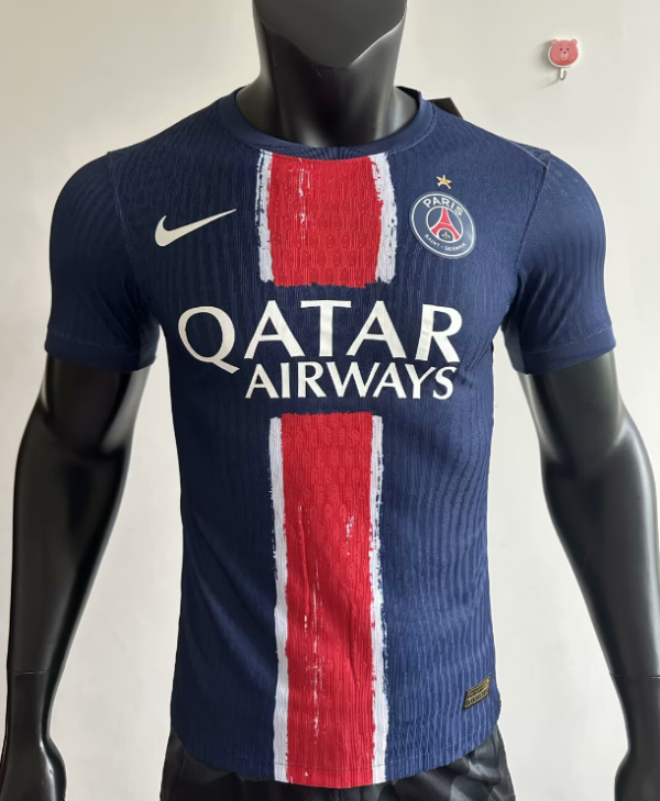 PSG Paris Home Player 1:1 Quality Soccer Jersey 25/26(冠军带星版)
