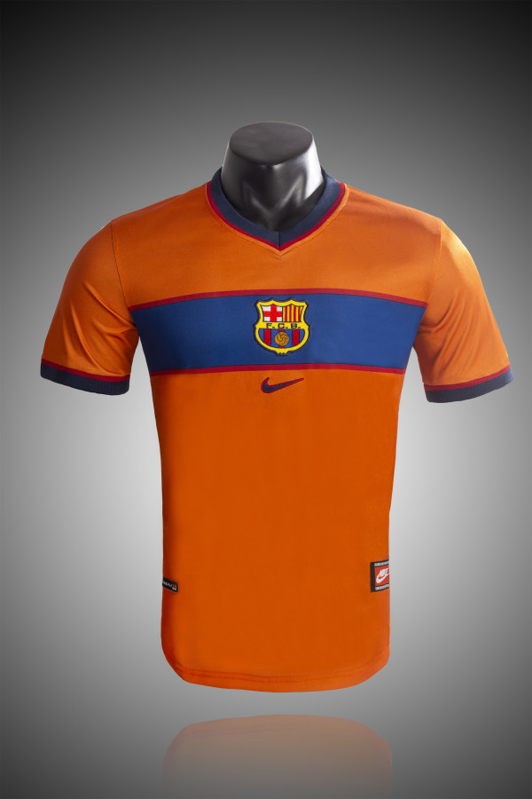 Barcelona Third 1:1 Quality Retro Soccer Jersey 1998/1999