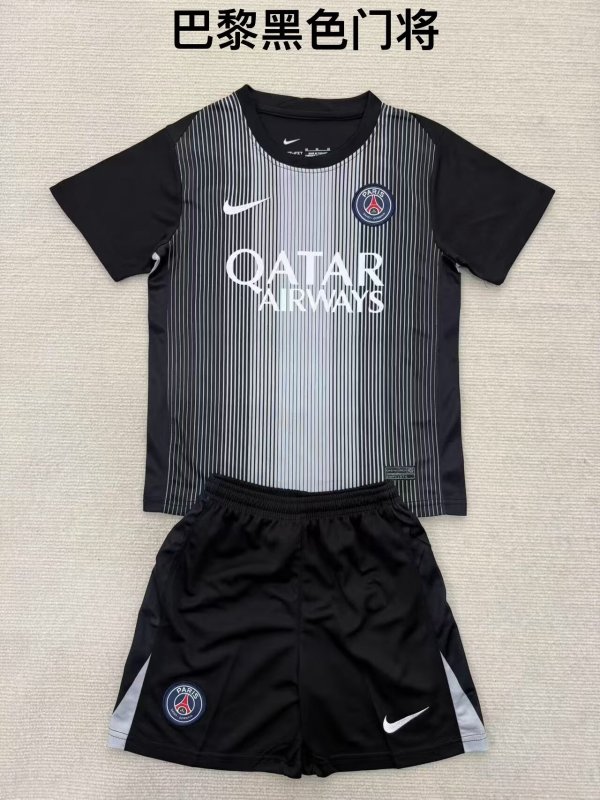 PSG Paris Goalkeeper Kids 1:1 Quality Soccer Jersey 25/26