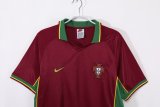 Portugal Home  Fans 1:1 Quality Retro Soccer Jersey 1998