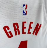24/25 Rockets GREEN #4 White Hot Pressed    1:1 Quality NBA Jersey