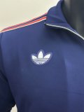 Arsenal Blue Jacket Tracksuit Retro Player 1:1 Quality 25/26