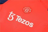 Manchester United Orange Red Player 1:1 Quality Training Jersey 24/25