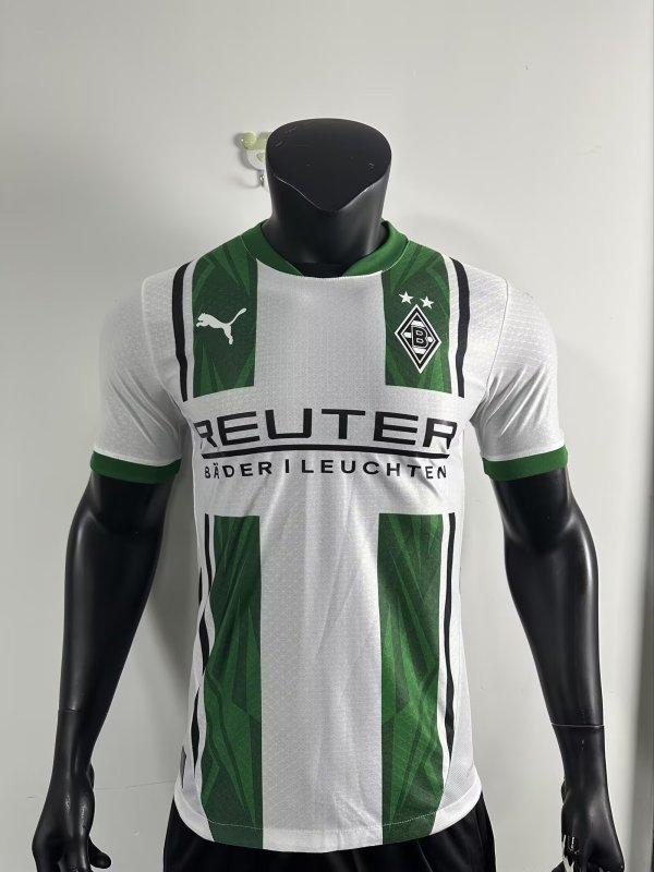 Monchengladbach Home Player 1:1 Quality Soccer Jersey 24/25