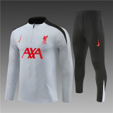 Liverpool  Grey  Kids 1:1 Quality Training Jersey 24/25