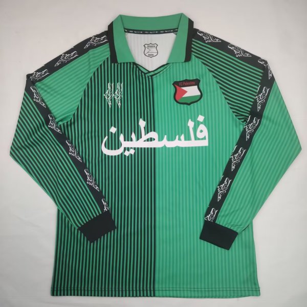 Palestine Fans Long sleeve 1:1 Quality Soccer Jersey 24/25