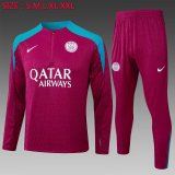 Barcelona Training Tracksuit Red 1:1 Quality Soccer Jersey 24/25