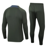 24/25 PSG Paris  Army Green Kids Sweater Tracksuit