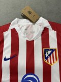 Atletico Madrid Home Fans 1:1 Quality Soccer Jersey 25/26