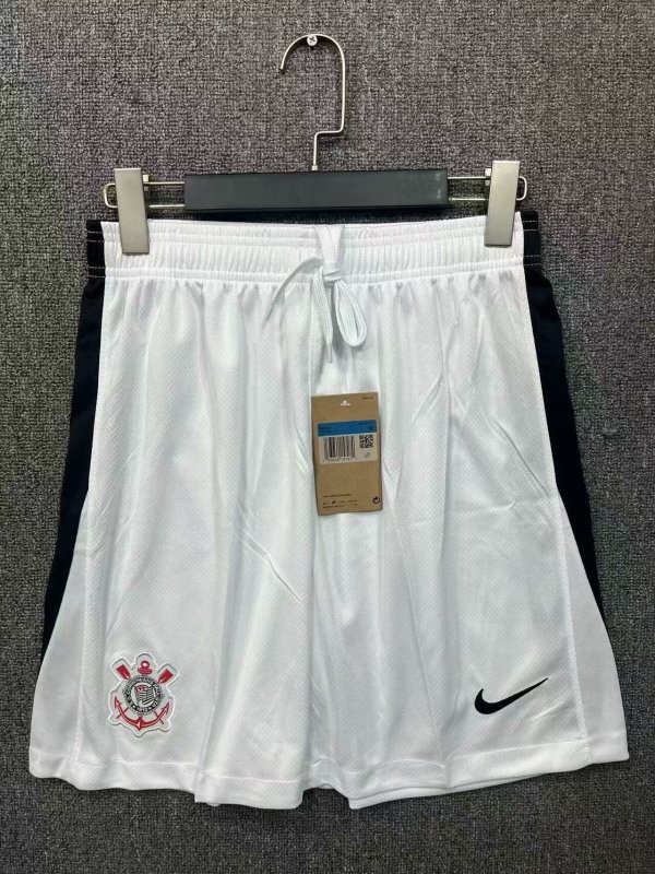 Corinthians Away White Shorts 25/26