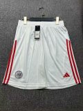Ajax Home White 1:1 Quality Shorts 25/26