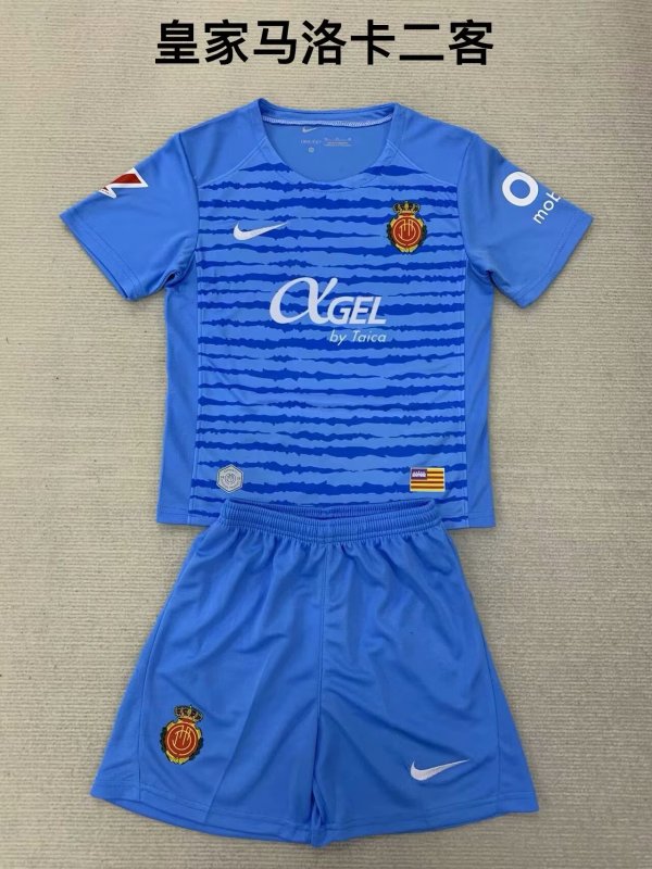 Mallorca Third Kids Kits 1:1 Soccer Jersey 24/25