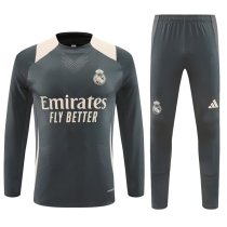 Real Madrid  Training  Dark Grey Player 1:1 Quality Training Jersey 24/25