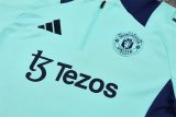 Manchester United Lake Blue 1:1 Quality Training Jersey 24/25
