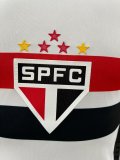 Sao Paulo Home Player 1:1 Quality Soccer Jersey 24/25