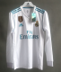 Real Madrid Home Long Sleeves Player Version 1:1 Quality Retro Soccer Jersey 2017/2018