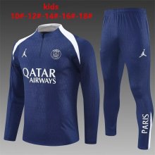Paris Kids Royal Blue 1:1 Quality Training Jersey 25/26