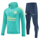 America Hooded Long Sleeved Blue 1:1 Training suit 24/25
