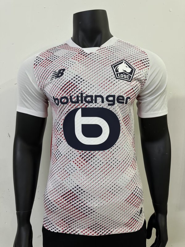 Lille OSC Away Player 1:1 Quality Soccer Jersey 24/25