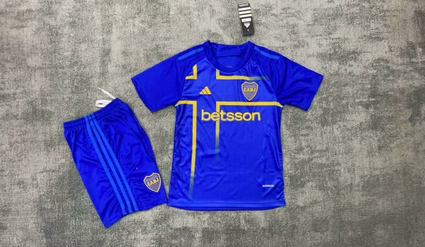 Boca Third Kids 1:1 Quality Soccer Jersey 24/25
