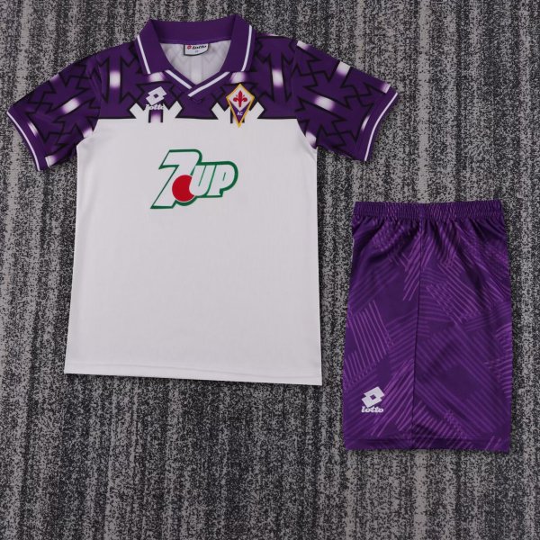 Florence Away Kids Retro 1:1 Quality Soccer Jersey 1992