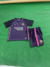 Barcelona Away 1:1 Kids Retro Soccer Jersey 2016/2017