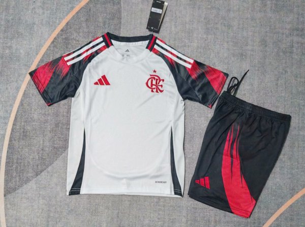 Flamengo Away Kids 1:1 Soccer Jersey 25/26