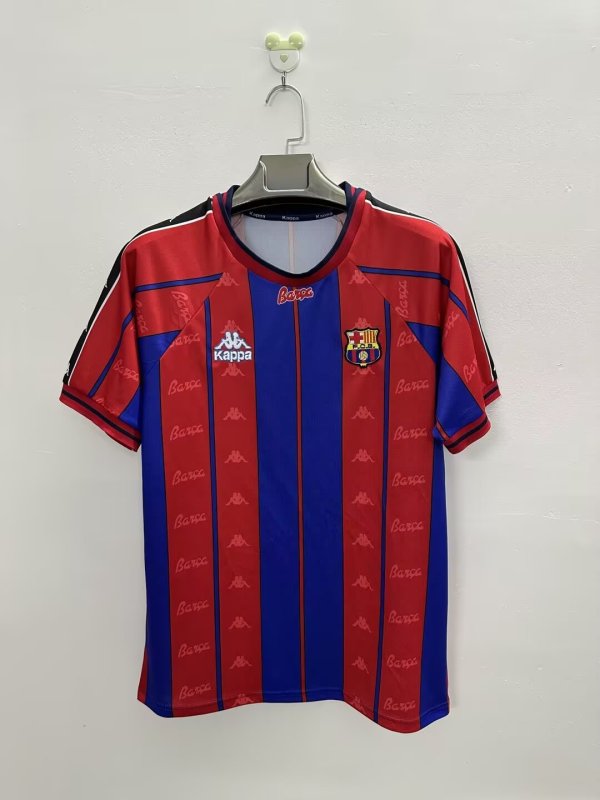Barcelona Home Fans 1:1 Quality Retro Soccer Jersey 1997/1998