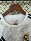 Real  Madrid Dragon White Fans 1:1 Quality Soccer Jersey 25/26
