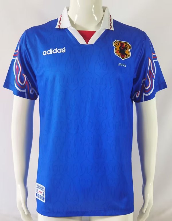 Japan Home Blue Fans Retro 1:1 Quality Soccer Jersey 1996