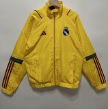 Real Madrid Clip Edge Yellow Windbreaker 24/25