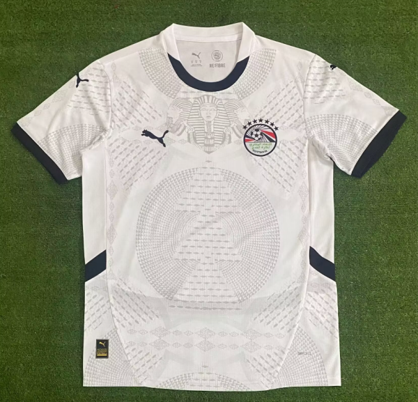 Egypt Away White Fans 1:1 Quality Soccer Jersey 24/25