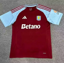 Aston Villa Home Fans Version 1:1 Quality Soccer Jersey 24/25